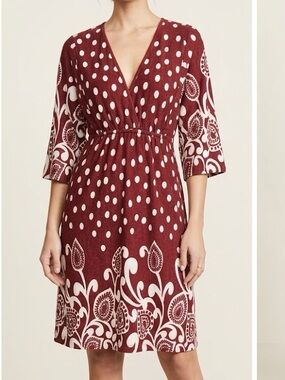 Poppy Garden Sweater V neck Valentine’s dress